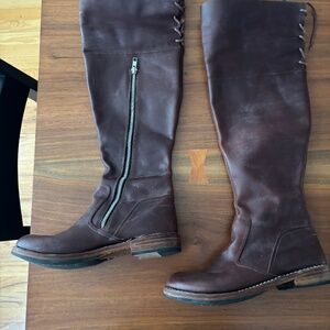 Brown Leather Boots